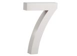 Numero Civico "7"" In Acciaio Inossidabile Zelsius, 13 X 20 Cm, Argento"