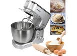 Syntrox Germania Robot Da Cucina Impastatrice Impastatrice, Vasca In Acciaio Inox, 5 Litri "Silver"""