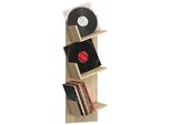 Ripiano Multimediale Cd / Dvd Lona Sonoma Quercia (SäGerau) A. 106 X L. 33 X P. 26 Cm