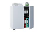 Armadio Ufficio Lona Bianco L. 70 X A. 74 X P. 40 Cm