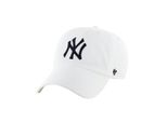 47 Brand Cap Regolabile - Clean Up New York Yankees Weiß