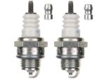Set Di Candele Ngk 2X BPMR6A Con Soppressione Delle Interferenze, Distanza Tra Gli Elettrodi 0,75 Mm, Potere Calorifico 6, 4114 / 5063 / 6726