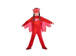 Costume Pj Masks Owlette Rosso Per Bambini