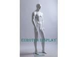 XM11-B Bianco Laccato Lucido Manichino Astratto Uomo