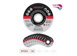 Dischi Da Taglio Arebos 115 Mm 50 Pezzi Per Acciaio Inox Metallo En 12413
