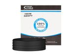Cavo Di Rete Rigido Utp Categoria 5E Nanocable 10.20.0302-EXT-BK 100 M Nero