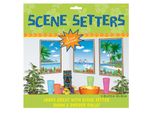 Decorazione Murale Hawaii Per Finestra 3 Pezzi Colorati 85X54Cm - Taglia Unica