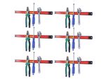 Costway 6 X Barra Magnetica Portautensili Barra Magnetica Portautensili 46Cm