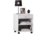 Comodino Rolda Bianco H 54 X L 45 X D 38 Cm