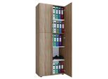 Armadio Ufficio Lona Sonoma Quercia (SäGerau) L. 70 X A. 184 X P. 40 Cm