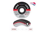 Arebos 400X 125 Mm Dischi Da Taglio Inox 1,2 Mm 2.200 Giri/Min EN12413