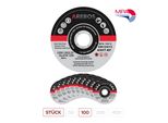 Arebos Dischi Da Taglio 125 Mm 100 Pezzi Per Acciaio Acciaio Inox Metallo EN12413