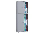 Armadio Ufficio Lona Grigio L. 70 X A. 184 X P. 37 Cm