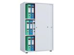 Armadio Ufficio Lona Bianco L. 70 X A. 111 X P. 40 Cm