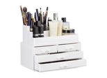 Organizer Per Il Trucco Con 4 Cassetti RD23147 Bianco