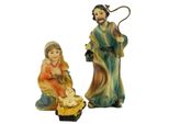 Meravigliose Figure Da Presepe Sacra Famiglia 4 Pezzi, Circa 8 Cm, K 132-01