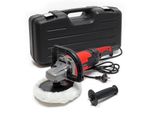 Levigatrice Per Auto Wiltec 1500W Fino A 3000 Giri/Min, Lucidatrice Con 6 Livelli Incl. 1 Tampone E Valigetta, Levigatrice A Disco, Levigatrice Rotativa
