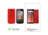 Cadorabo Custodia Protettiva Per Nokia 1 2018 Cover In Rosso Custodia Per Telefono Cellulare Tpu Custodia In Silicone Cover Case