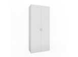 Vicco Scaffale Per File Frank, 80 X 182.4 Cm, Bianco/Bianco