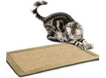 Tappeto Sisal Scratch Amazonas Nature Border: Taupe / Pistacchio 40 X 60 Cm
