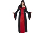 Costume Da Donna Da Strega Oscura Per Halloween Nero-Rosso - Xxl
