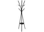 5Five Simply Smart Standgarderobe Mit 9 Haken, GarderobenstäNder, Metall, Mdf, Schwarz, 138944A