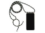 Custodia Per Telefono Cellulare Per Apple Iphone 11 Pro Max 6,5 Pollici Lunghezza Regolabile Custodia Protettiva Sottile Bumper Custodia Per Telefono Cellulare All'aperto In Tpu Antiurto Protezione Extra Catena Di Telefoni Cellulari Blu-Nero