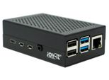 Joy-It Raspberry 4 Custodia In Alluminio Nero Custodia Per Raspberry Pi
