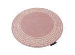 Tappeto Hampton Grecos Cerchio Rosa Rosa Ruota 140 Cm