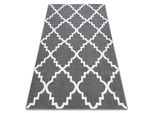 Tappeto Sketch - F343 Grigio/Bianco Marocco Trifoglio Trellis Grigio 240X330 Cm
