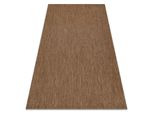 Tappeto Di Spago Sizal Flat 48663/870 Marrone GŁAdki Marrone 80X150 Cm