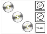 Festool 3X Lama Circolare A Denti Fini Hw 216 X 2,3 X 30 Mm L60 216 Mm 60 Denti ( 3X 500125 )