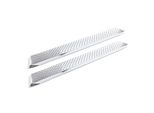 Wiltec 2X Rampa Carrabile 160X22,5 Cm 400 Kg Per Moto Atv Quad, Guida Carrabile In Acciaio Zincato, Rampa Di Carico Antiscivolo, Fori Perforati