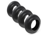Wiltec 4X Carcassa Per Pneumatici 3.50-8 350 X 100 Mm, 130 Kg Per Pneumatici Per Carriole, Pneumatici Per Carriole, Carcassa Per Ruote Pneumatiche