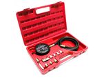 Tester Di Pressione Dell'olio Wiltec 12 Pezzi, 0-35 Bar, Manometro Dell'olio Con Tubo Flessibile Da 600 Mm, Tester Di Pressione Dell'olio Per Auto E Camion, Tester Di Pressione Dell'olio Motore, Dispositivo Di Misurazione, Tester In Valigetta