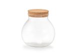 Vaso Di Vetro Con Coperchio In Sughero, 1050 Ml