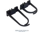 Staffa Di Plastica Triton, RAB-MS-X21-X1 (1X 60X30Mm), Nero