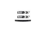 Kit Adesivi Per Bauletto Moto Shad SH37