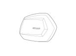 Cover Per Valigia Laterale Moto Shad SH35 Lato Destro Alluminio