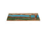 Piano Del Tavolo Rettangolare 60X90 Cm 25-27 Mm In Legno Massiccio Di Recupero