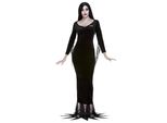 Costume Ufficiale Morticia Da Donna Famiglia Addams Nero - L