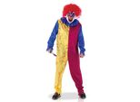 Costume Di Halloween Da Clown Psicopatico Assetato Di Sangue Per Uomo Colorato - Taglia Unica