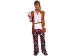 Costume Da Hippie Oversize Per Carnevale In Xxl Colorato - Xxl