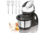Lund Gastro Set Di Miscelatori A Mano Con Ciotola Da 3 Litri + Supporto Mixer Miscelatore A Mano Miscelatore A Mano 200-250W