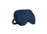 Inf Mascherina Per Dormire 100% Seta Blu Scuro
