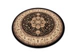 Tappeto Royal Adr Cerchio Disegno 521 Nero Nero Ruota 200 Cm