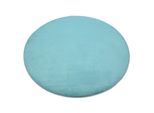 Tappeto Bunny Cerchio Aqua Blu Imitazione Pelliccia Di Coniglio Azzurro Ruota 140 Cm