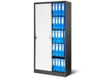 Armadio Per Archiviazione Armadio Per Ufficio Armadio In Acciaio Bianco Antracite 185X90X40