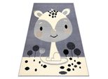 Tappeto Bcf Flash Fox 3995 - Volpe Grigio Grigio 200X300 Cm