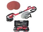 Levigatrice A Collo Lungo Arebos 750 W | 225 Mm, Aspirazione E Sacchetto Raccoglipolvere, 6 Dischi Abrasivi & Valigetta